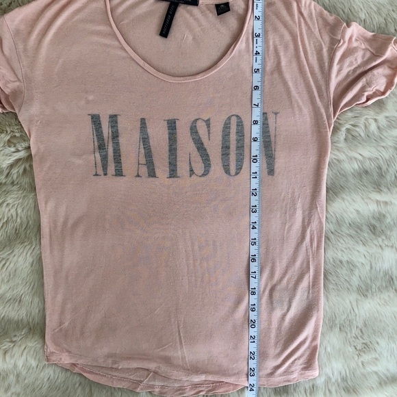 SCOTCH AND SODA PINK GRAPHIC TEE XS - Picture 3 of 8